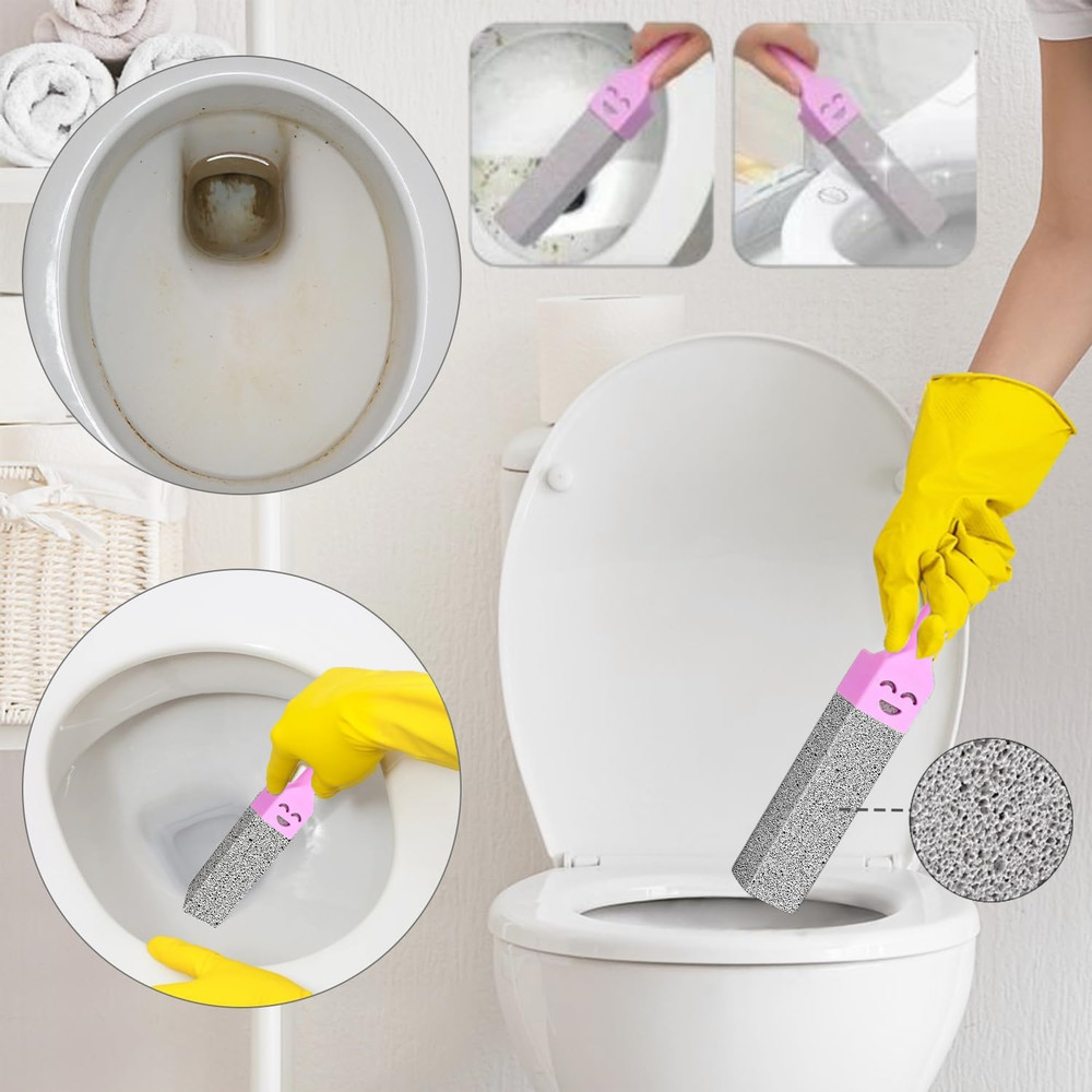 Bathroom Pumice Cleaning Brush Effective Limescale Rust And Stain Remover For Toilet Tile And Sink 1