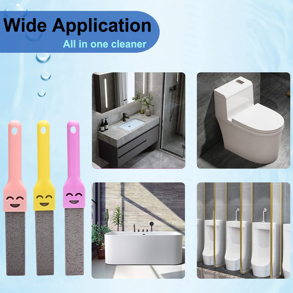 Bathroom Pumice Cleaning Brush Effective Limescale Rust And Stain Remover For Toilet Tile And Sink 2