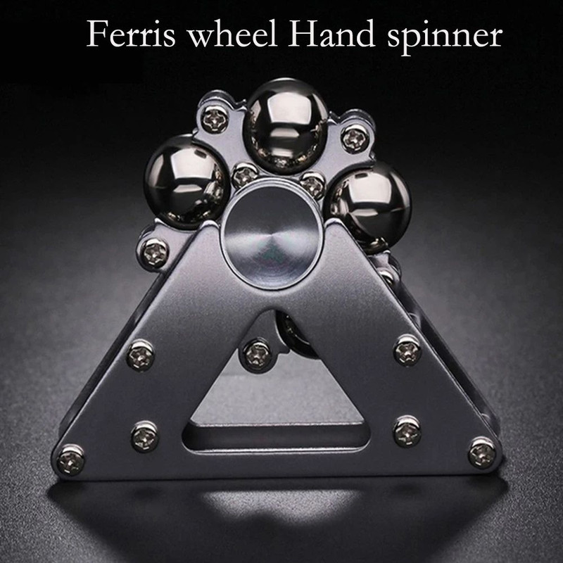 Foldable Double Pendulum Metal Fidget Spinner Antistress Hand Spinner Gyroscope Adult Toys  Stress  0