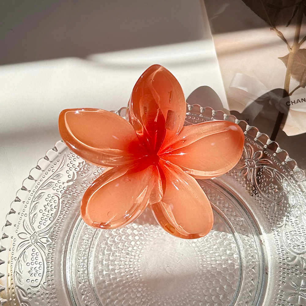 Large Boho Flower Hair Claw Clips For Women Stylish Hairpins  Barrettes For Beach  Everyday Wear 6