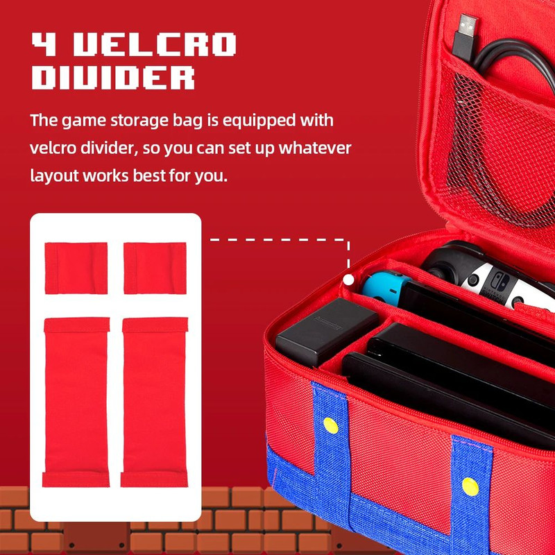 Large Carrying Protective Case For Nintendo Switch 2 OLED Console Pro Controller Travel Storage Bag 2