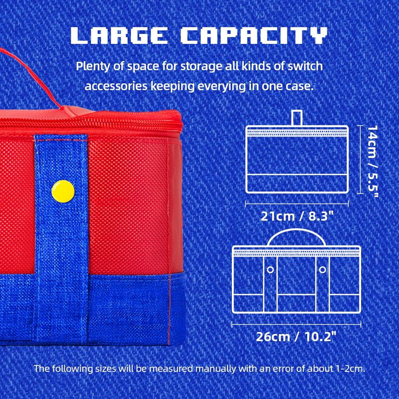 Large Carrying Protective Case For Nintendo Switch 2 OLED Console Pro Controller Travel Storage Bag 4