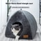 Triangle Cat Nest Closed Cat House Warm Thickened Pet Nest For Deep Sleep Dog Nest Bed Cat Tents In 0
