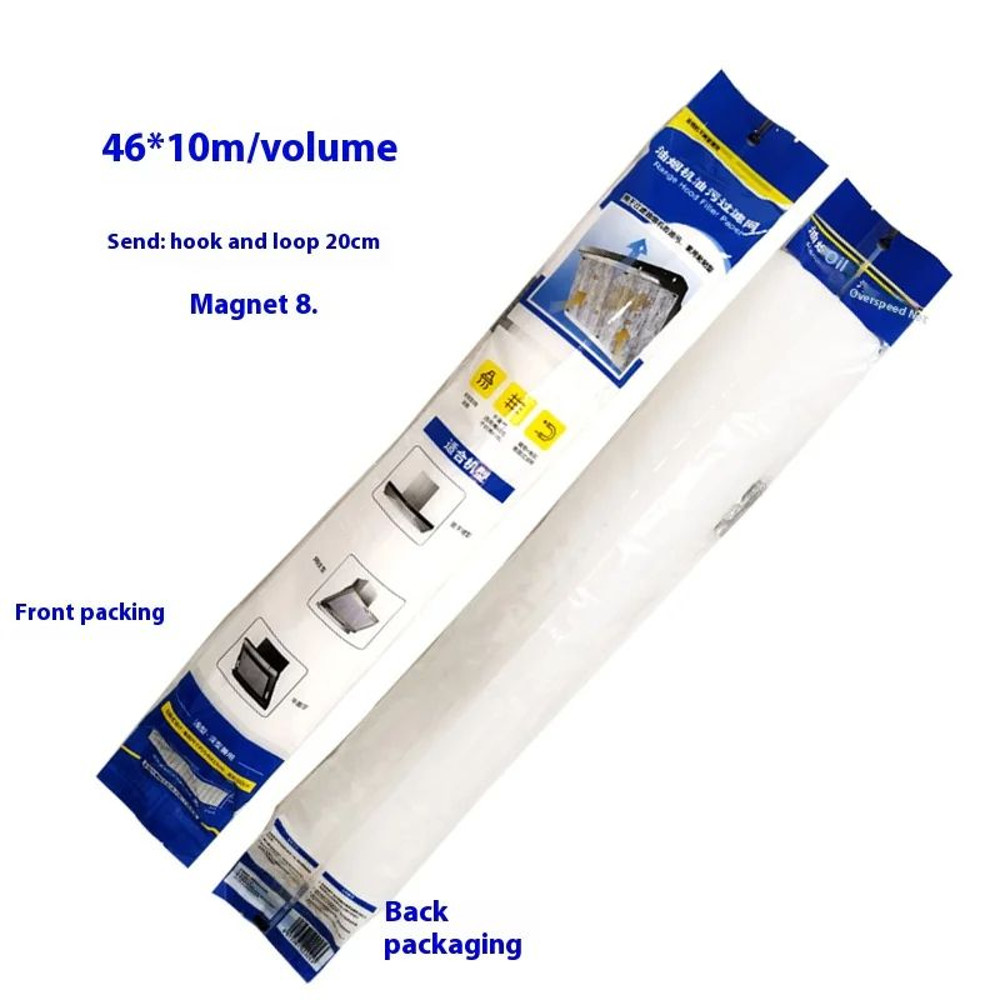 HighPerformance Kitchen Oil Stickers Range Hood Filter Set  Universal Fit SmokeFree Durable Oil Abs 7