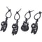 Expression Cat Keychain Cute Cartoon Leather Pendant For Girls Car Key Ring Bag Accessory Ideal G 3
