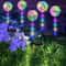 LED Solar Outdoor Dandelion Lights Colorful Scallion Ball Garden Lawn Lights For Patio Walkway Yar 4