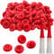 20pcs Caulk Cap Glass Glue Tip Sealing Cap Red Latex Protective Covers For Caulking Gun Nozzles  Ba 0