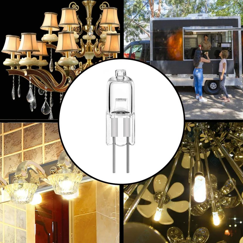 Halogen Bulb BiPin Capsule Light Warm White Globe Lot Replace LED Capsule Lamp Bulbs 4