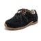 Retro German Training Shoes Women Genuine Leather Winter Sneakers With Velvet Fur Flat Heel Casual 1