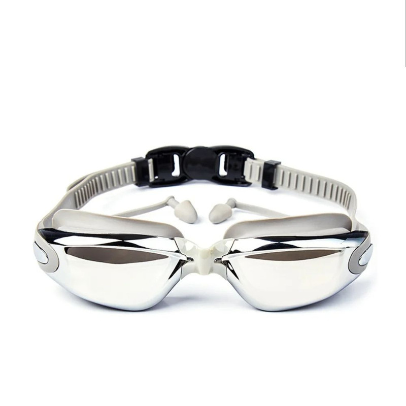 Swimming Goggles Adults Swim Glasses With Earplug For Men Women AntiFog Waterproof Swim Eyewear For 0
