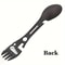 Multifunctional Survival Spork Outdoor Camping Tool With Whistle Knife Wrench Bottle Opener Spoon 0