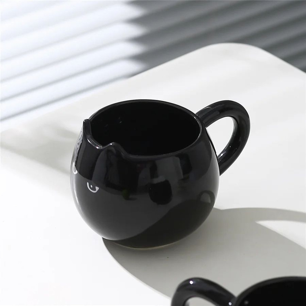 Cat Shaped Ceramic Cup Creative Coffee  Tea Mug For Cat Lovers 1