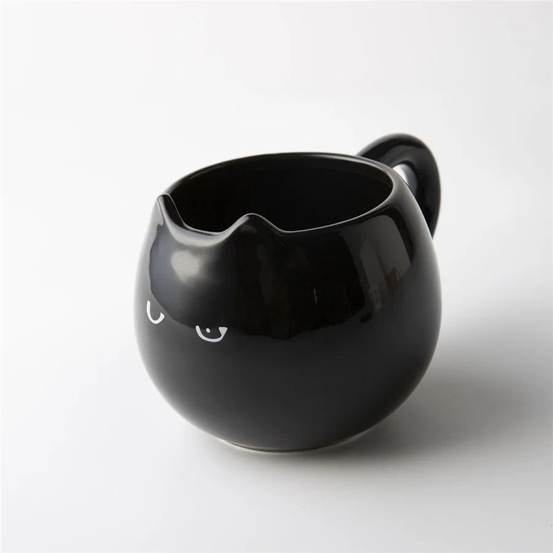 Cat Shaped Ceramic Cup Creative Coffee  Tea Mug For Cat Lovers 4