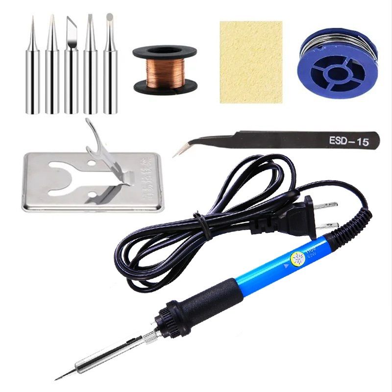 Adjustable Temperature 60W Electric Soldering Iron 110V220V Precision Welding Repair Tool 1