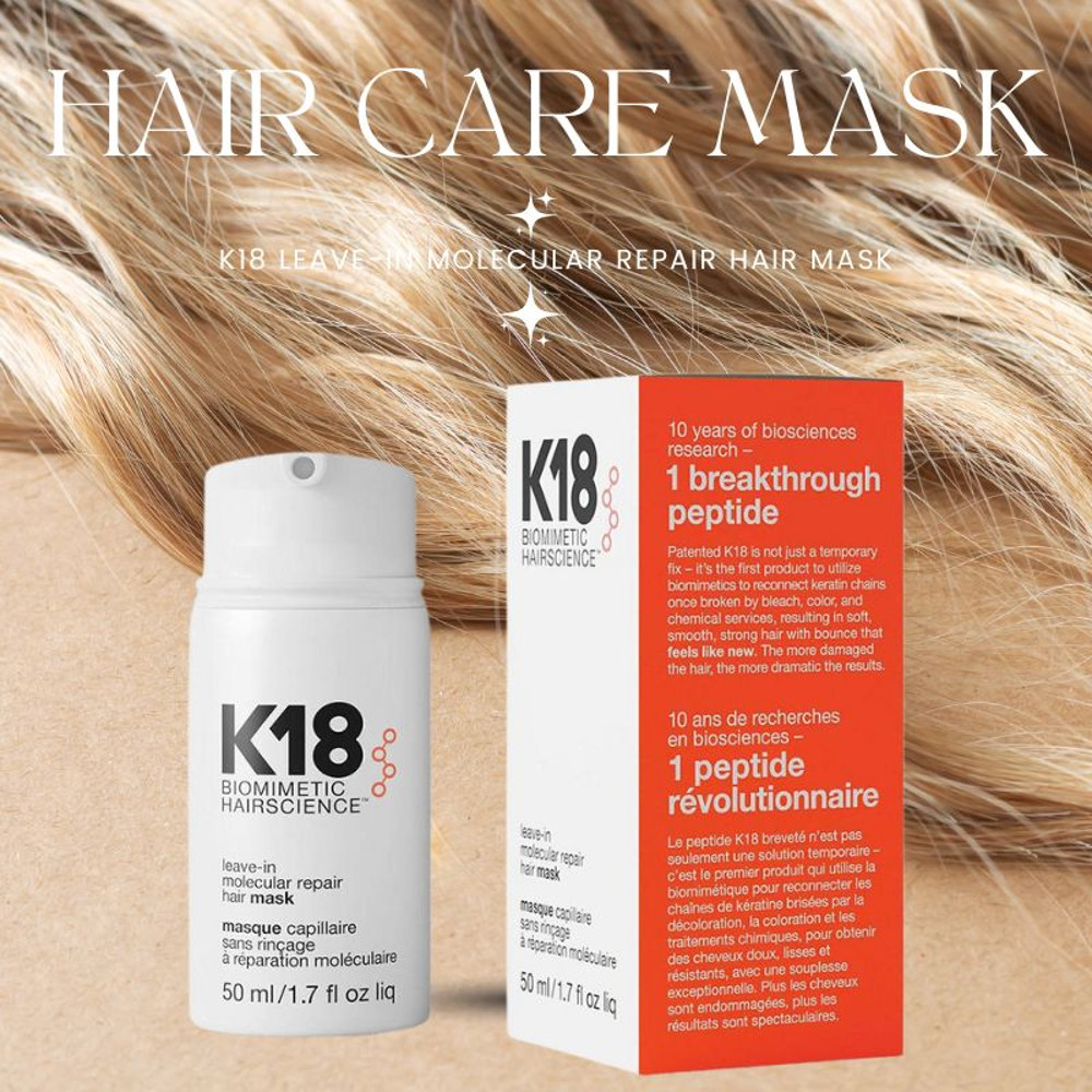 K18 Leave In Molecular Repair Hair Mask Deep Keratin Treatment For Damaged Hair 1