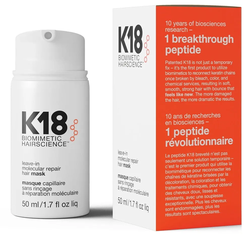 K18 Leave In Molecular Repair Hair Mask Deep Keratin Treatment For Damaged Hair 5