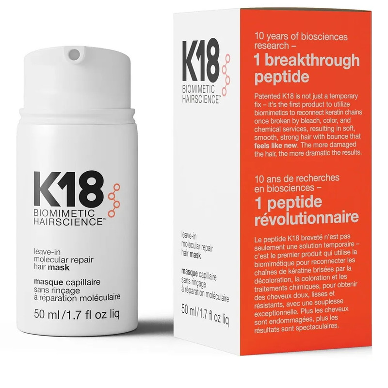 K18 Leave In Molecular Repair Hair Mask Deep Keratin Treatment For Damaged Hair 5