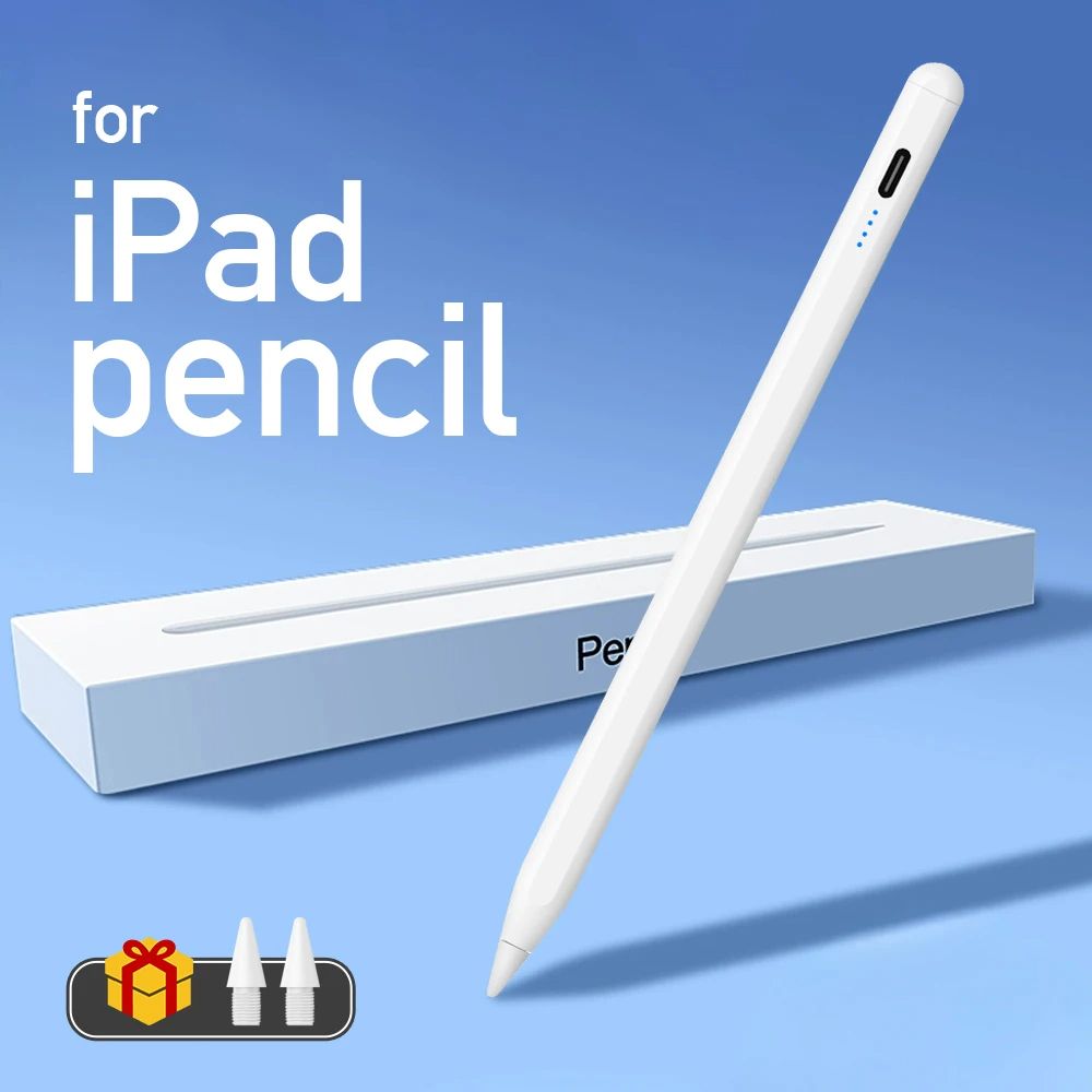 Stylus Pen For Apple IPad With LED Power Indicator Palm Rejection Touch Pencil Compatible With IPad 0