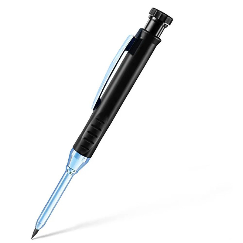 Solid Carpenter Mechanical Pencil For Woodworking Long Head Construction Carpenter Pencil With Shar 8