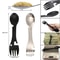 MultiFunctional Outdoor Survival Tools Kit Camping EDC Gear With Fork Knife Spoon Bottle Can Open 1