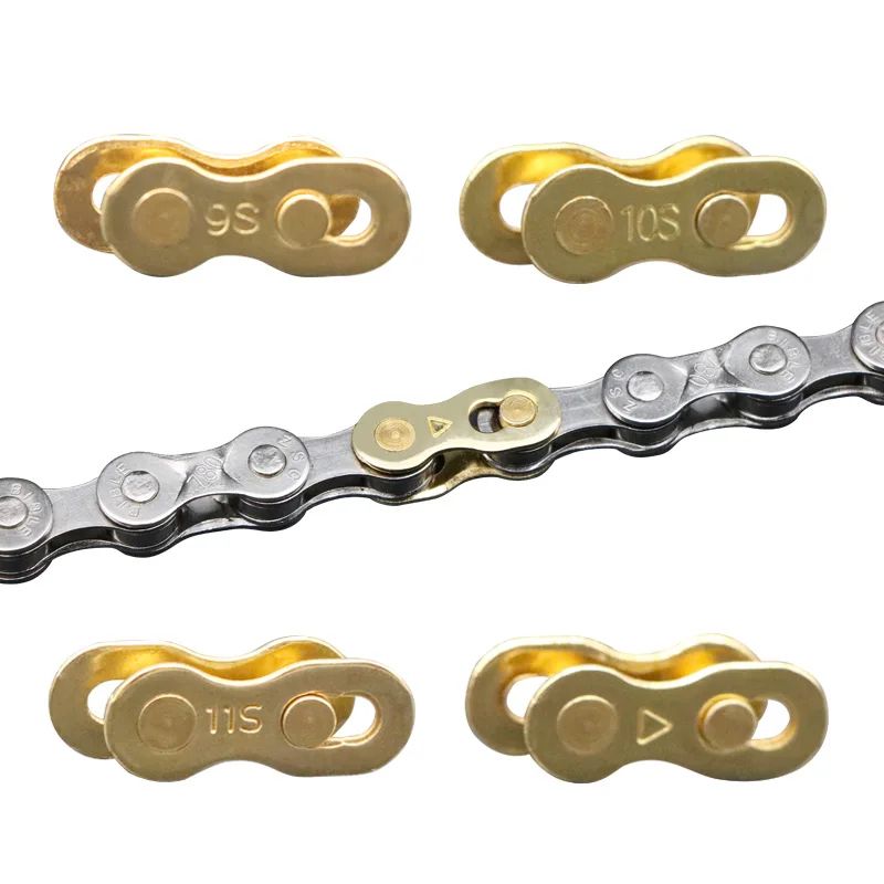 5 Pair Bicycle Chain Link Connector Joints  Magic Buttons Quick Master Links For Mountain Bike 2