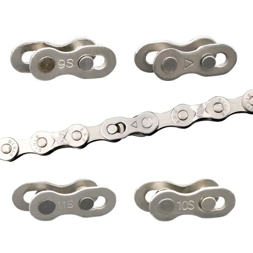 5 Pair Bicycle Chain Link Connector Joints  Magic Buttons Quick Master Links For Mountain Bike 3