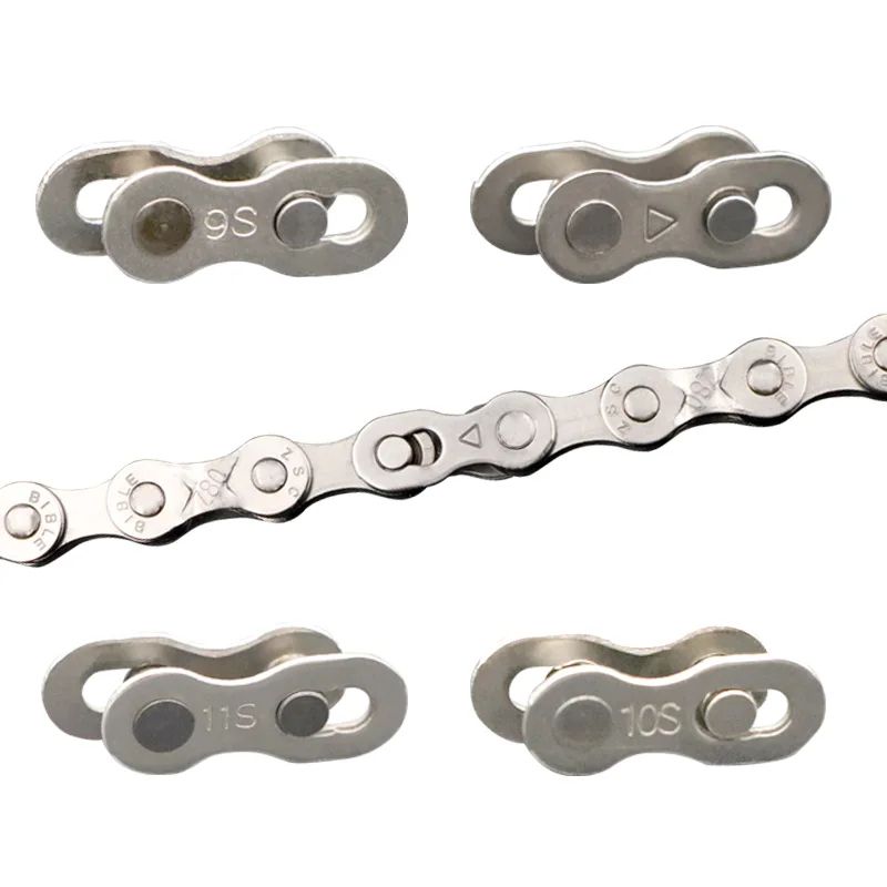 5 Pair Bicycle Chain Link Connector Joints  Magic Buttons Quick Master Links For Mountain Bike 3