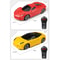 1PC Simulation Remote Control Car Electric 2Way RC Sports Car Toy For Boys Girls Random Color Per 1