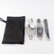 Stainless Steel Camping Tableware Set Foldable Ultralight Fork Spoon For Outdoor Cooking Travel 1