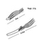 Stainless Steel Camping Tableware Set Foldable Ultralight Fork Spoon For Outdoor Cooking Travel 3