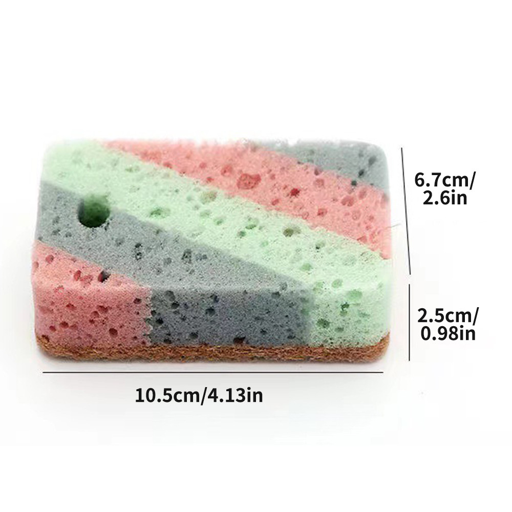 5 Sets DoubleSided Cleaning Sponge Honeycomb Dishwashing Sponge For Household Cleaning  Decontamina 5