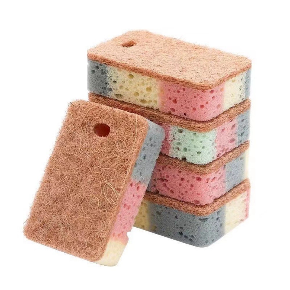 5 Sets DoubleSided Cleaning Sponge Honeycomb Dishwashing Sponge For Household Cleaning  Decontamina 6