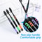 10 Pcs Family Pack Bamboo Charcoal Toothbrush Soft Bristles TravelFriendly Random Colors 2
