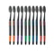 10 Pcs Family Pack Bamboo Charcoal Toothbrush Soft Bristles TravelFriendly Random Colors 4