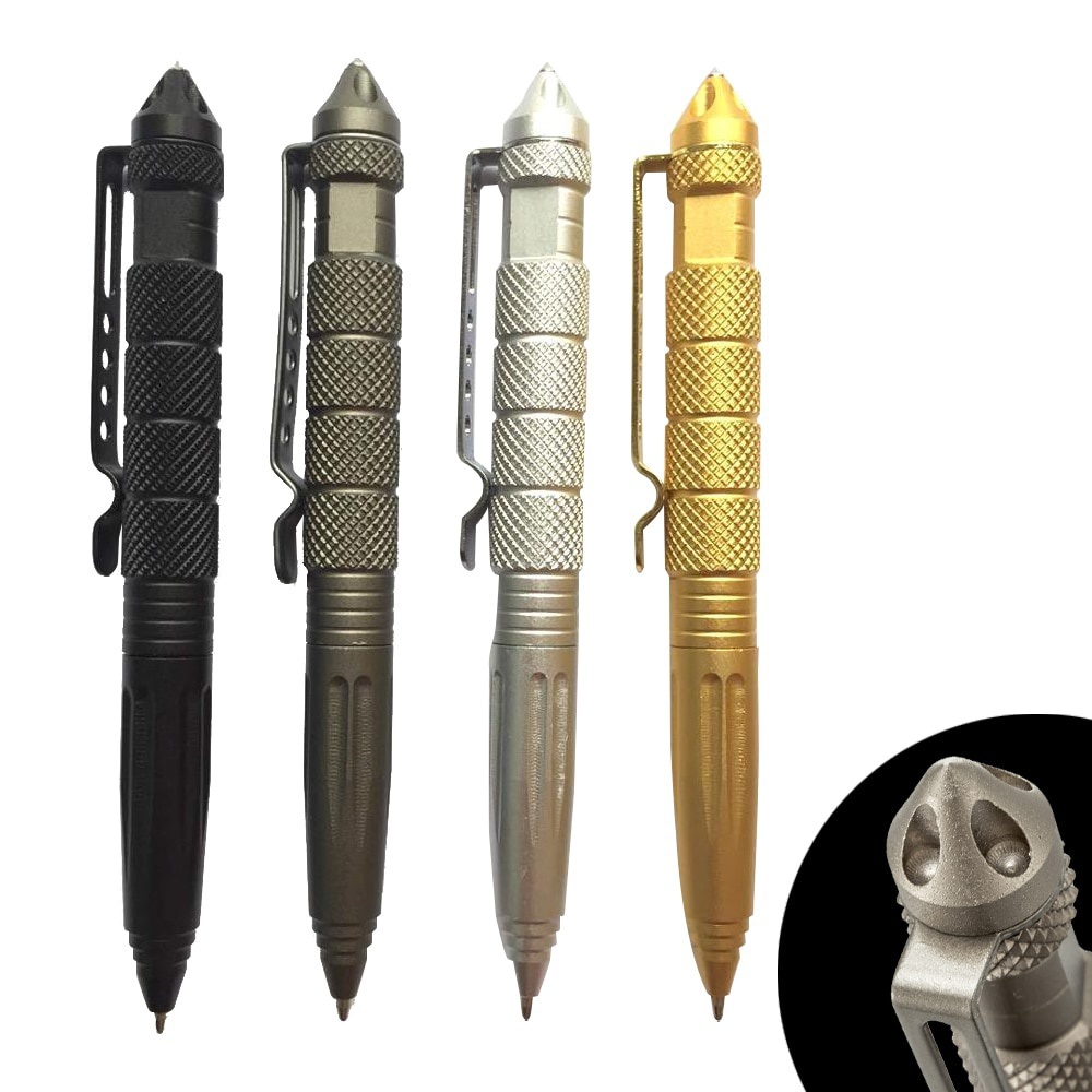 Tactical Pen For Self Defense Aviation Aluminum Glass Breaker Survival EDC Multitool Portable Secu 2
