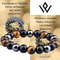 Natural Black Obsidian Hematite Tiger Eye Bead Bracelet Health Protection Jewelry For Men Women 3