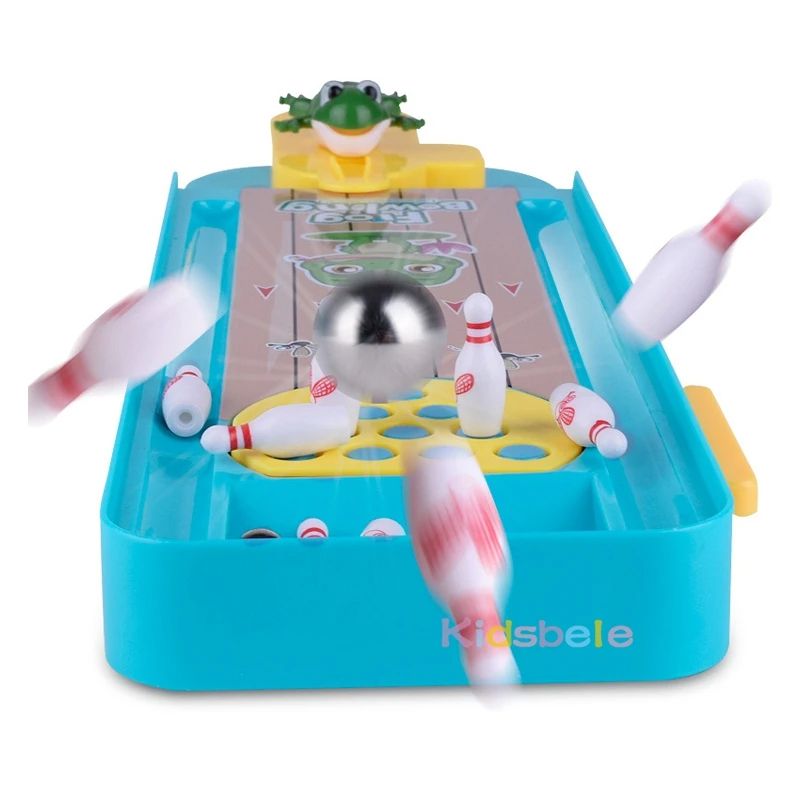 Mini Desktop Bowling Game Toy Funny Indoor Parent Child Interactive Table Sports Set Educational Bo