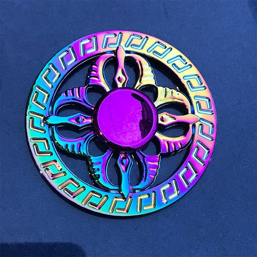 Rainbow Fidget Metal Spinner Colorful High Speed Finger Hand Spinner For Stress  Anxiety Relief Fid 2