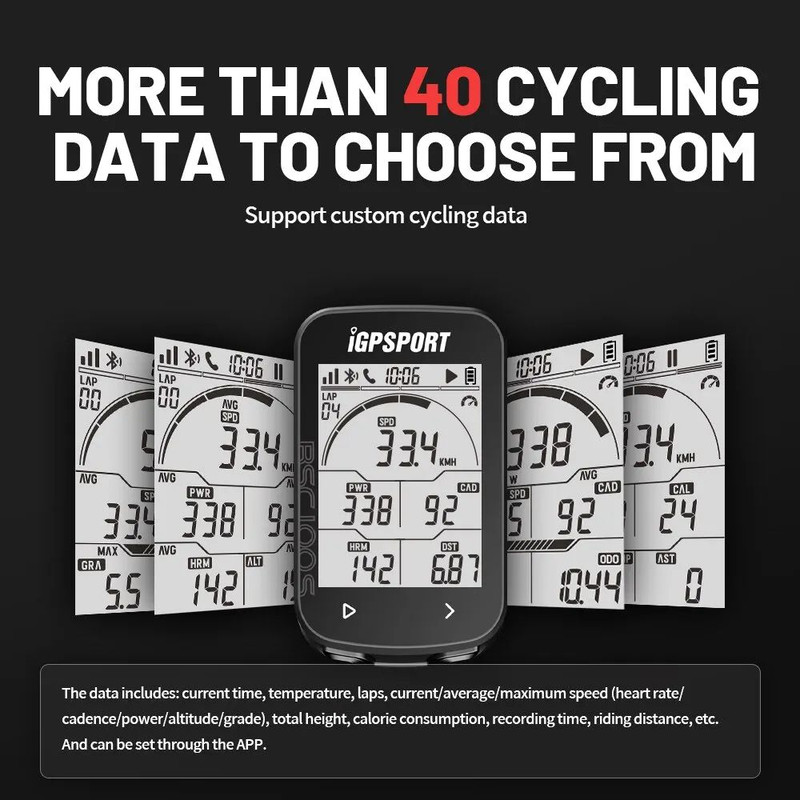 BSC100S GPS Bike Computer  Wireless Speedometer Cycling Odometer  Digital Stopwatch For Bicycles 3