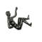 Athlete Rock Climbing Man Statue  Resin Wall Hanging Decoration Retro Sculpture 3D Figure Art For H 3