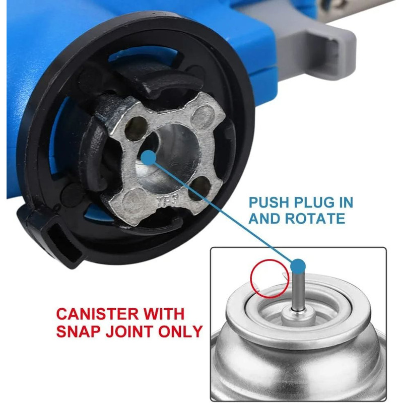 Professional Butane Gas Torch Lighter Windproof Camping Baking BBQ Welding Flame Gun With Adjustab 3