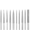 10Pcs Diamond Needle File Set Mini Needle File Kit For Stone Glass Metal Carving Craft Hand Tool Fo 3