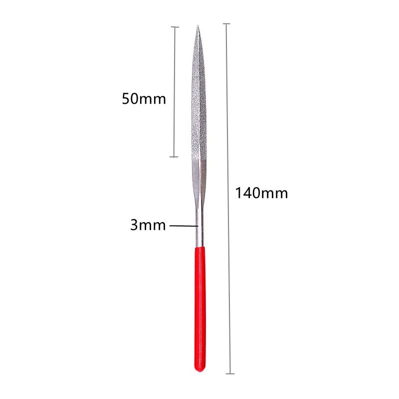 10Pcs Diamond Needle File Set Mini Needle File Kit For Stone Glass Metal Carving Craft Hand Tool Fo 5