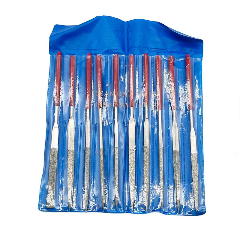 10Pcs Diamond Needle File Set Mini Needle File Kit For Stone Glass Metal Carving Craft Hand Tool Fo 6