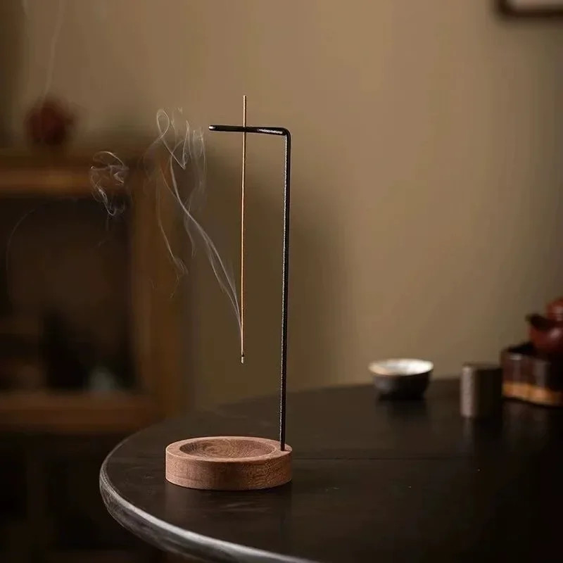 Elegant Wooden Incense Tray Upside Down Burner  Stick Holder For Meditation Yoga And Home Ornament 2