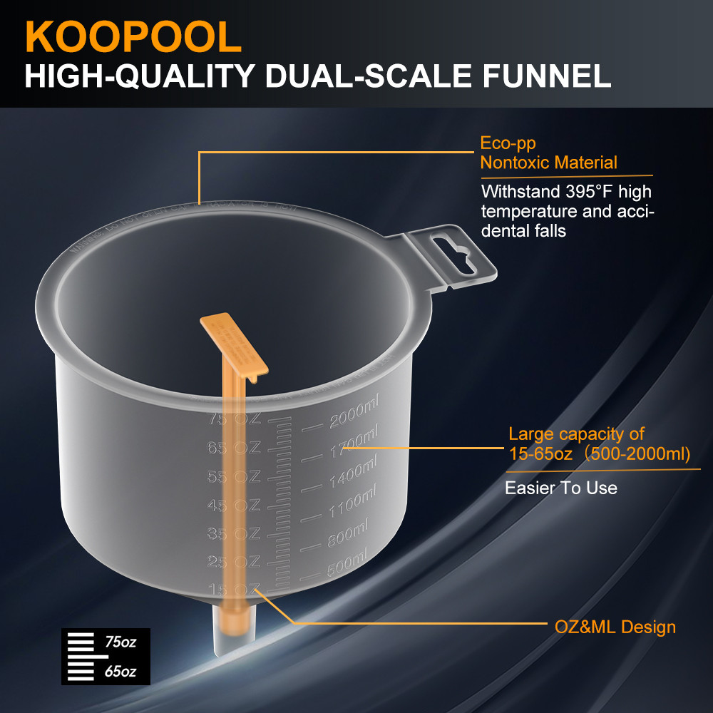 Car Filling Funnel Set 15Pcs SpillProof Plastic Spout Kit For Coolant Oil  Fluid Transfer  No Mess  1