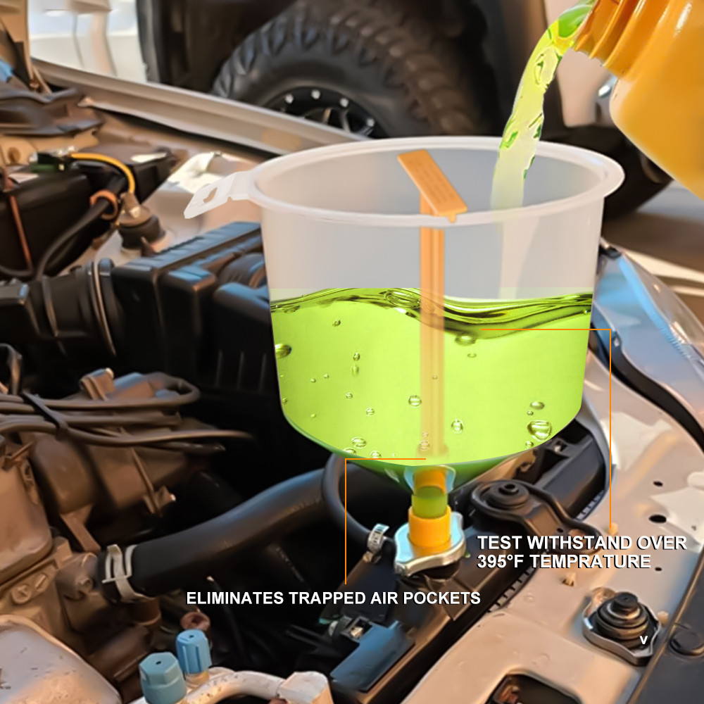 Car Filling Funnel Set 15Pcs SpillProof Plastic Spout Kit For Coolant Oil  Fluid Transfer  No Mess  2