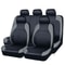 Universal Quilted PU Leather Car Seat Covers For SUV Sedan Truck Waterproof 5Seat Full Surround Pro 6
