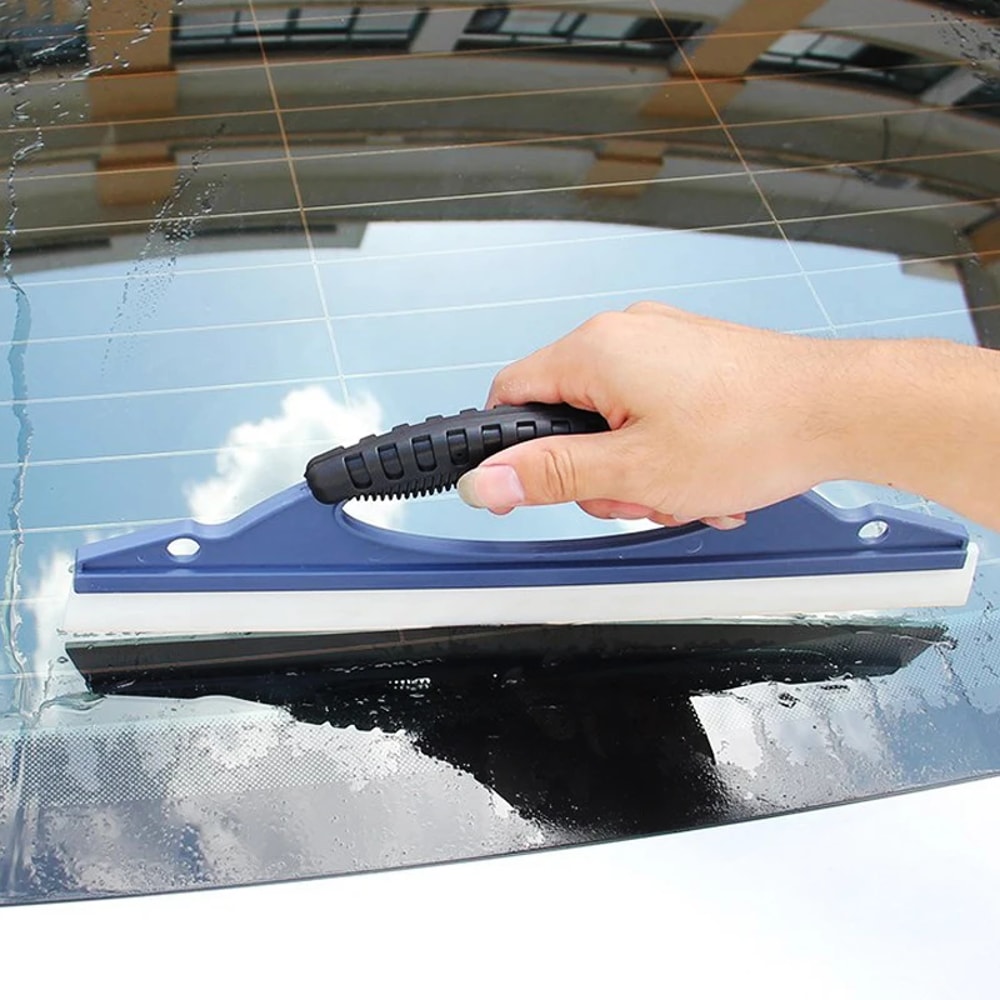 Silicone Silica Gel Water Wiper Car Squeegee Window Wash Drying Cleaner Board 0
