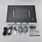 Black Ceiling Intelligent LED Rainfall Waterfall Shower Head Concealed Single Shower Tap 7